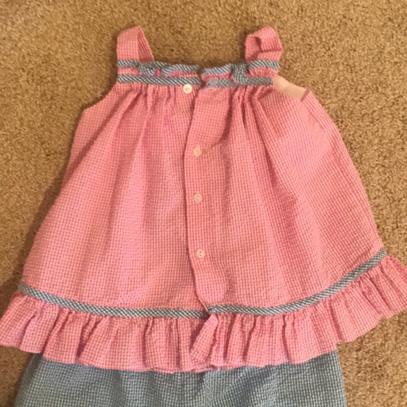 Swing top and Capri pants baby girls set - Picture 3 of 3